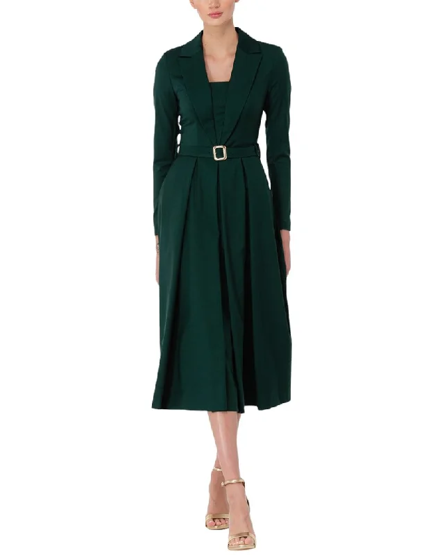 Bgl Wool-Blend Midi Dress