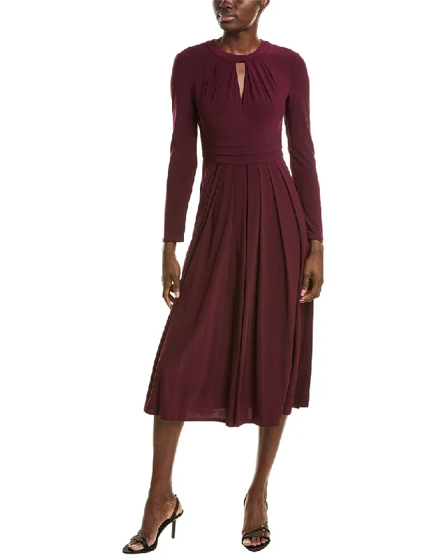 Eliza J Pleated Midi Dress