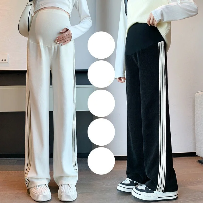 NiDELL: Women’s Vintage Sport Trousers Belly Support For Autumn