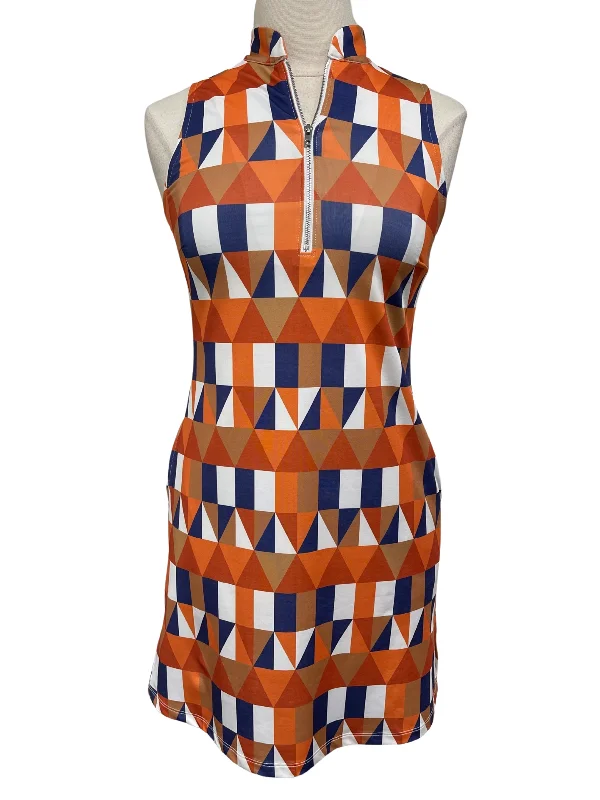 Amy Sport Frontline 2.0 Sleeveless Dress - Geo - X-Small (Final Sale Item)