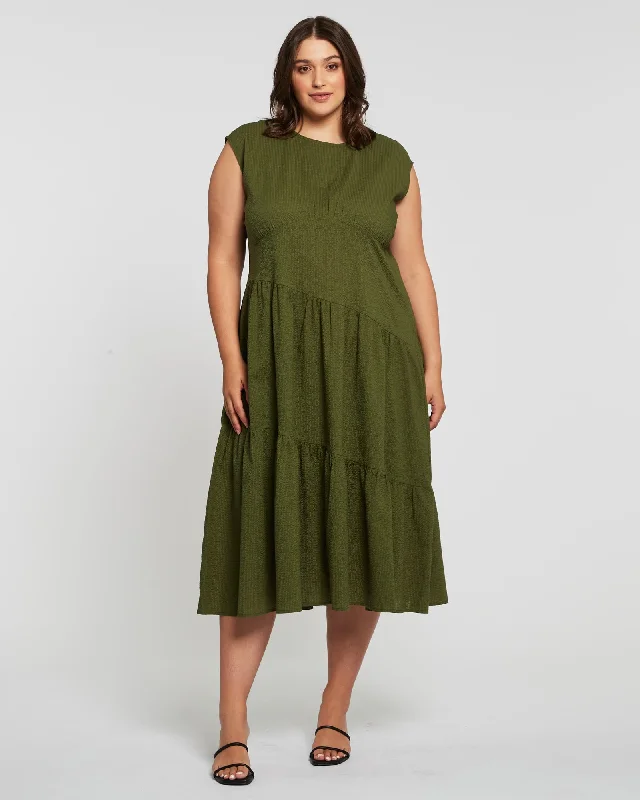 Costa Del Sol Dress | Olive