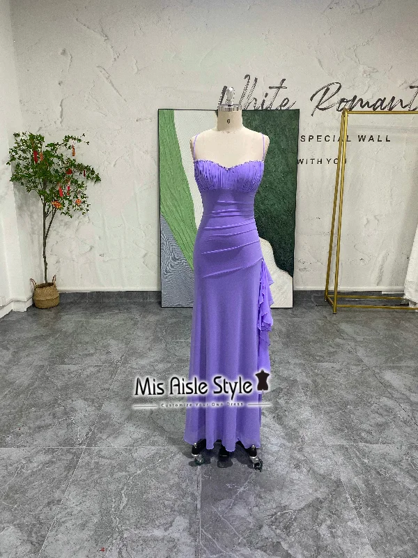 Fit and Flare Lavender Vintage Prom Dress