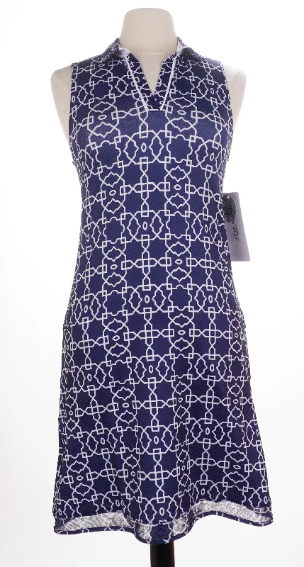 Gottex Navy Geo Dress