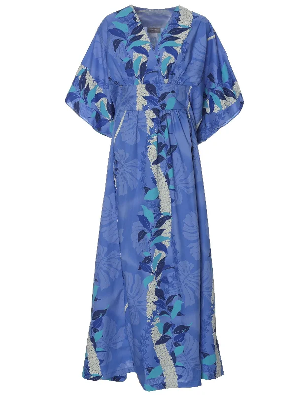 Ilima Flower Lei Caftan Hawaiian Dress