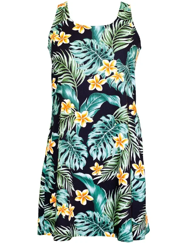 Kaipo Aloha Hawaiian Dress A-Line Back Cutout