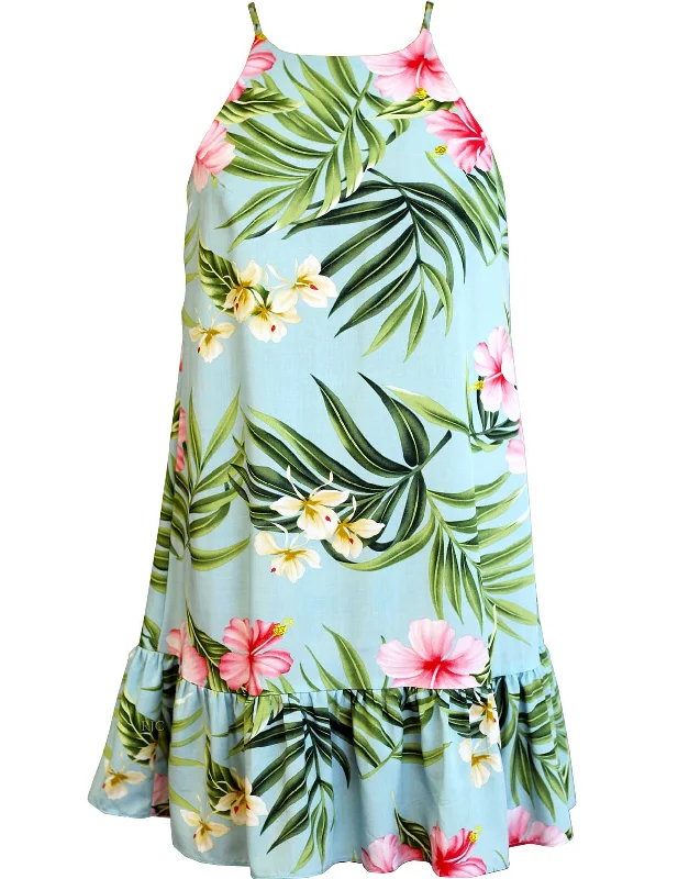 Nalani Hawaiian Sundress with Ruffle Hem