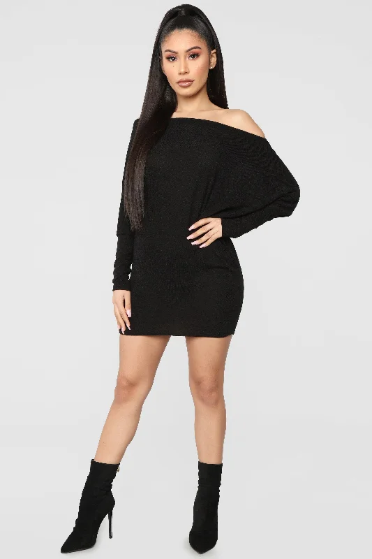 No Second Guessing Dress - Black