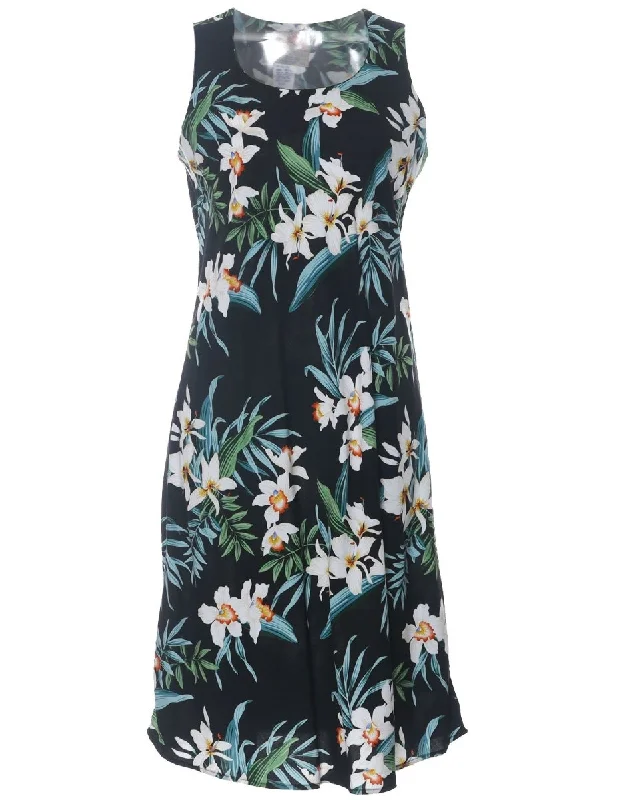 Sleeveless Hawaiian Dress Orchid Ginger