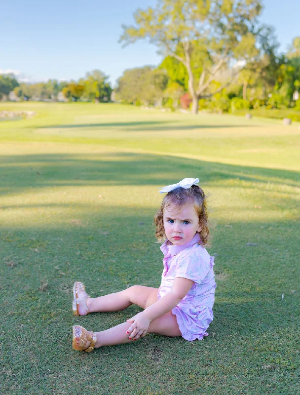 Stella Infant & Toddler Polo Dress - Tee Times Sage