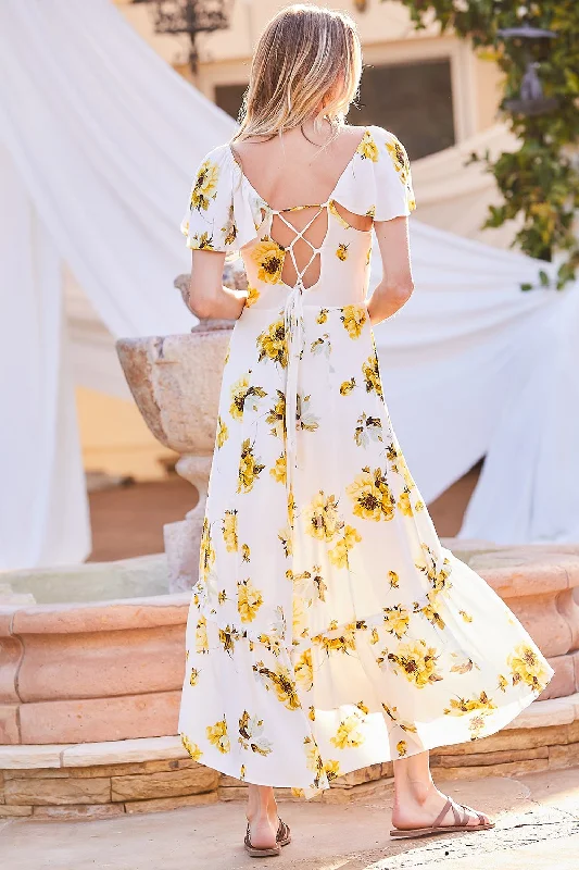 SUNFLOWER FIELDS DRESS