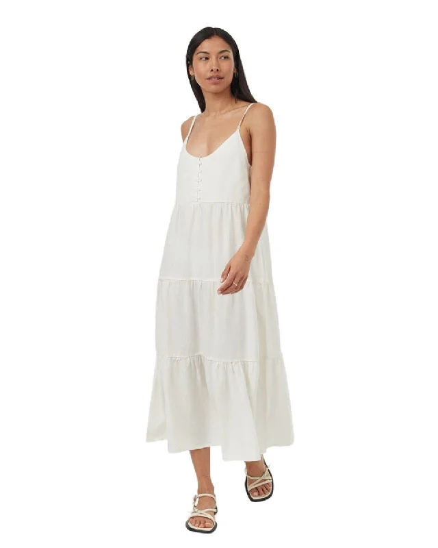 TENTREE Women's Hemp Tiered Cami Dress Undyed