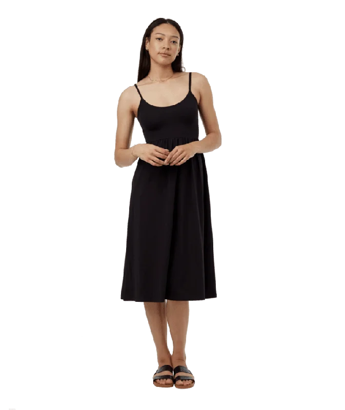 TENTREE Women's Modal Dress Meteorite Black