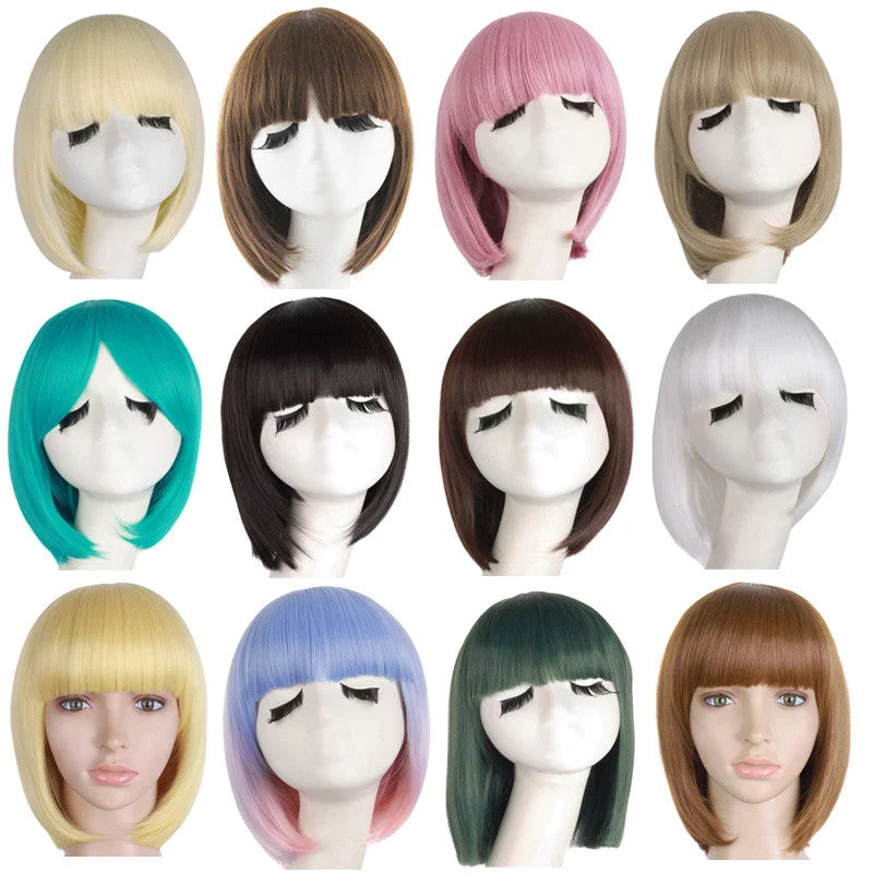 Cute cosplay short wig yv31264