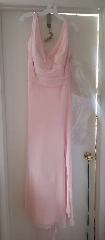 David's Bridal Long tank chiffon/F19831