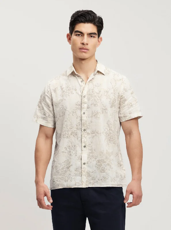 Eco Collin Overprinted Short Sleeve Shirt